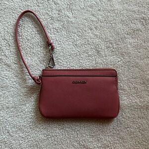 Calvin Klein Rose Wristlet